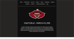 Desktop Screenshot of coastcon.org